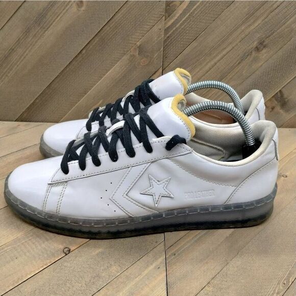 Rokit x Converse Pro Leather Ox Casual Sneakers Mens Size 9.5 White Shoes‎ - Picture 3 of 9